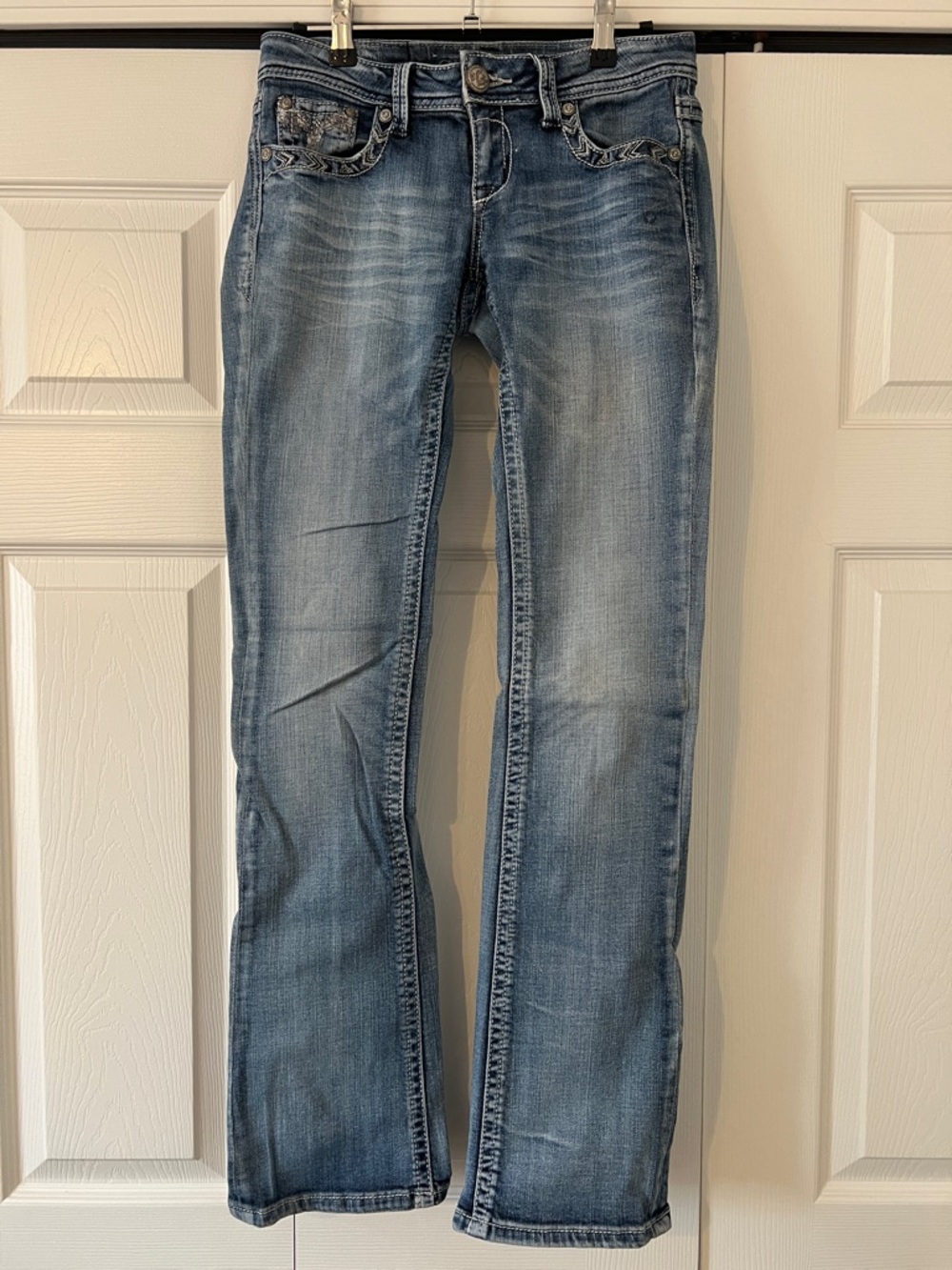 Grace in LA Light Blue Boot Cut Jeans